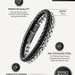 Black Leather & Silver Box Chain Bracelet