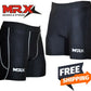 MRX Men’s Compression Shorts Running  Gym Sports Fitness Active Wear