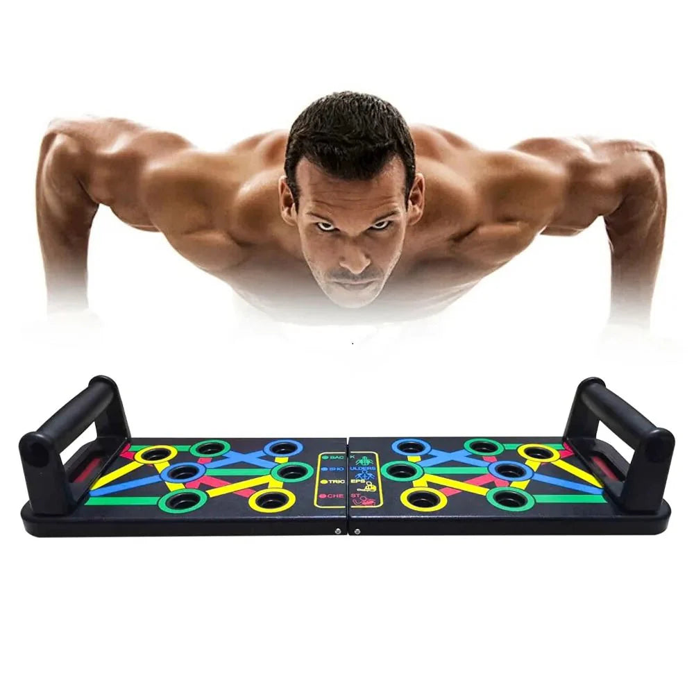 14-in-1 Push-Up Rack Board – Gym Fitness Equipment