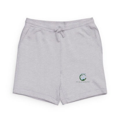 Embroidered Wave Logo Sweatshorts — Cozy Sponge Fleece Lounge Shorts
