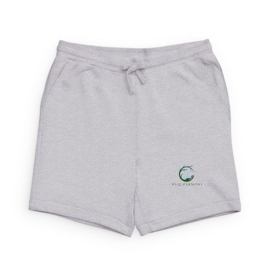 Embroidered Wave Logo Sweatshorts — Cozy Sponge Fleece Lounge Shorts