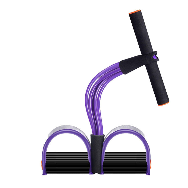 Natural Latex Foot Pedal Resistance Rope – Fitness Expander