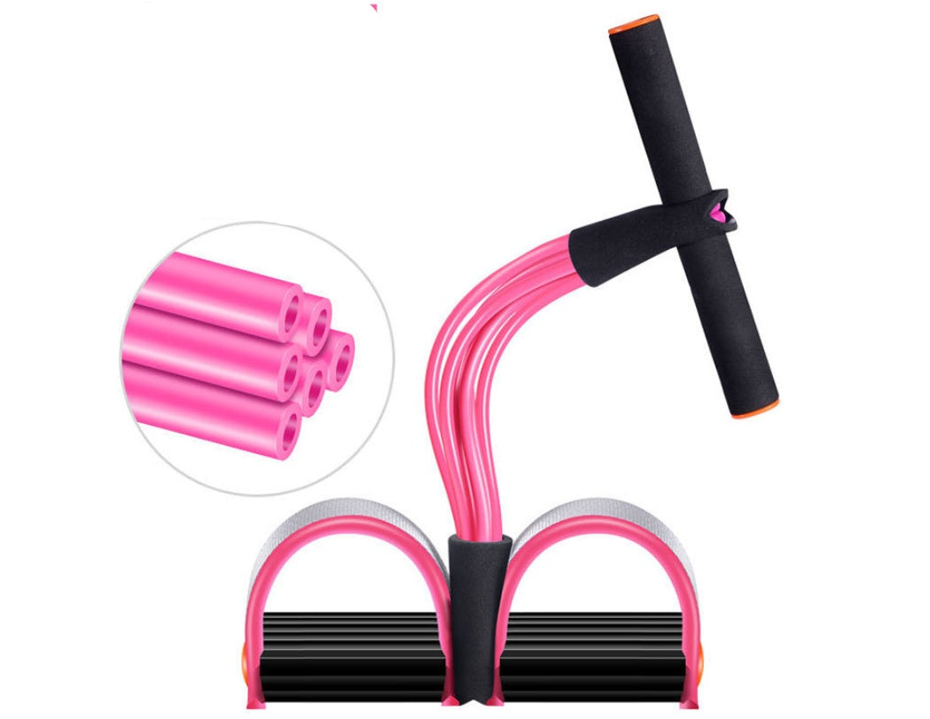 Natural Latex Foot Pedal Resistance Rope – Fitness Expander