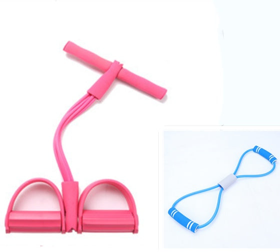 Natural Latex Foot Pedal Resistance Rope – Fitness Expander