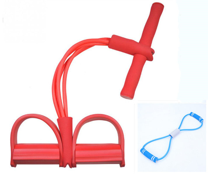Natural Latex Foot Pedal Resistance Rope – Fitness Expander