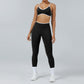 Seamless Back-Support Quick-Dry Yoga & Fitness Set