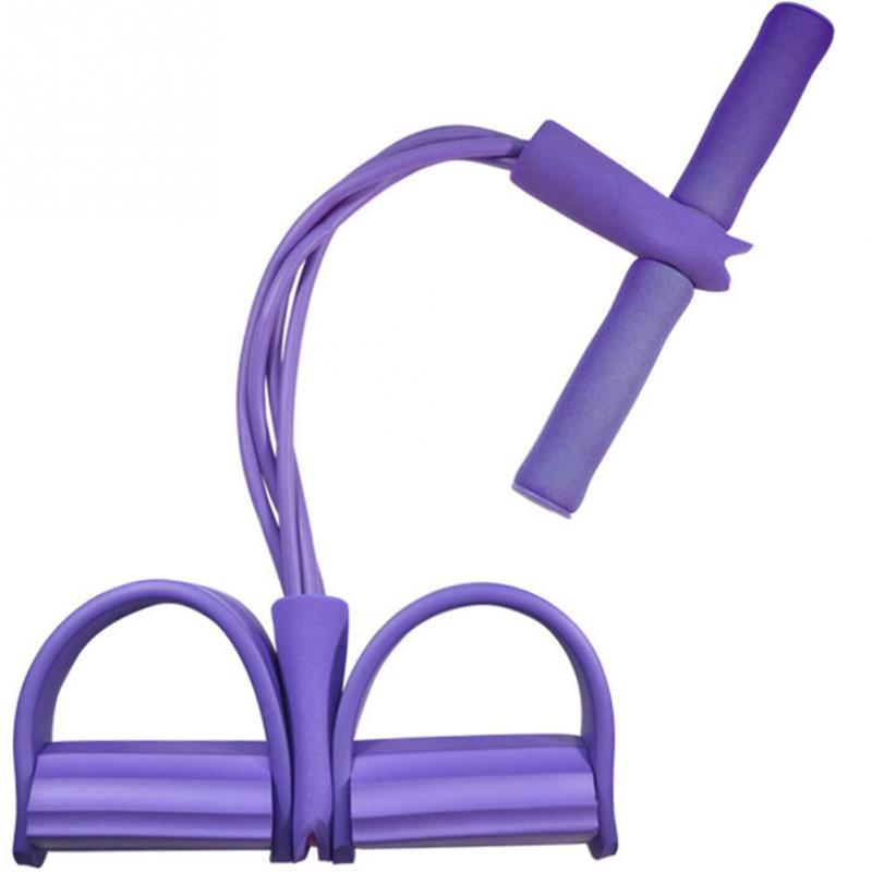 Natural Latex Foot Pedal Resistance Rope – Fitness Expander