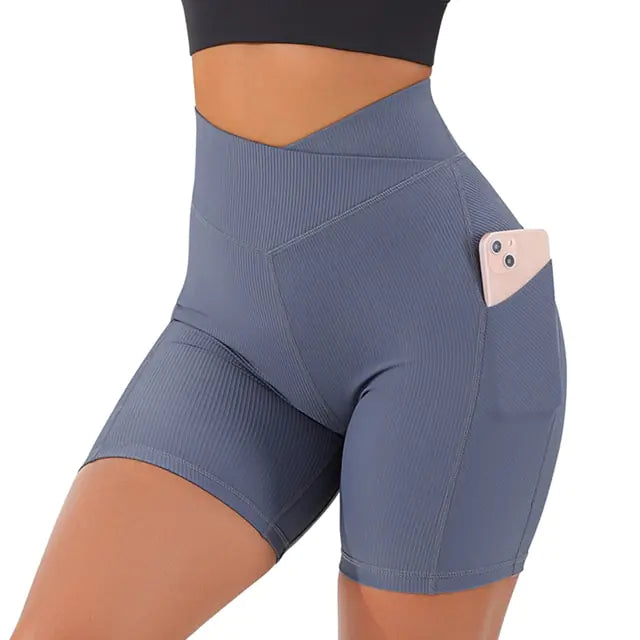 Women’s High-Waist Seamless Sports & Yoga Shorts