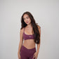 My Time Is Divine Plum Sculpt V-Waist Legging