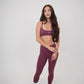 My Time Is Divine Plum Sculpt V-Waist Legging