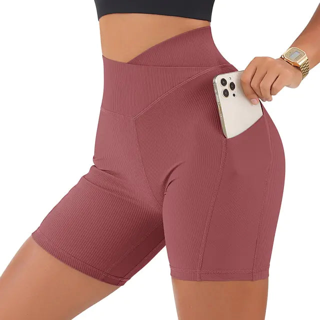 Women’s High-Waist Seamless Sports & Yoga Shorts
