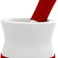 EZ-Grip Silicone & Porcelain Mortar and Pestle With Non-Slip Detachable Silicone Base - NEW DESIGN - Dishwasher Safe by Cooler Kitchen