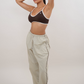 I Accept Change with Grace Beige Versatile Relaxed Fit Pant