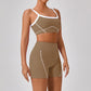 Women’s Spaghetti Strap Contrast Yoga Fitness Set