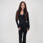 I Live in Luxury Black Flare Pant