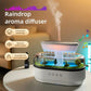 Raindrop - style aroma humidifier with lights, white noise, and essential oil diffusion for home.