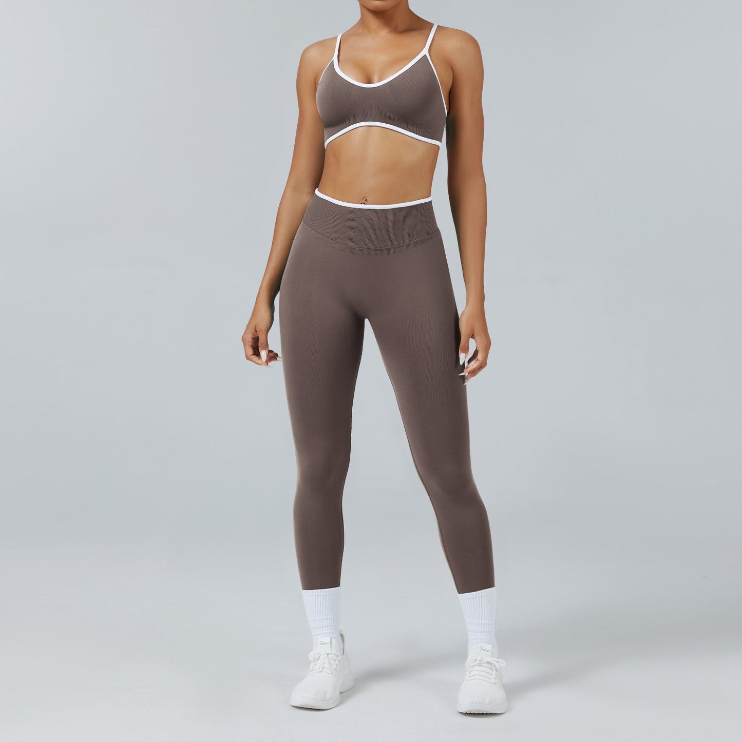 Seamless Back-Support Quick-Dry Yoga & Fitness Set
