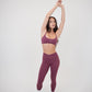 My Time Is Divine Plum Sculpt V-Waist Legging