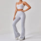 Women’s Spaghetti Strap Contrast Yoga Fitness Set