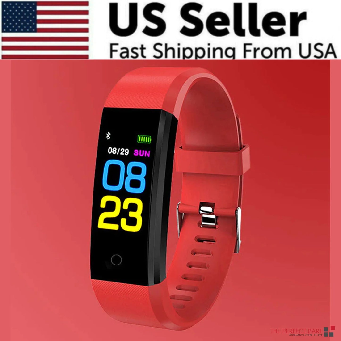 Fitness Smartwatch – Heart Rate & BP Activity Tracker