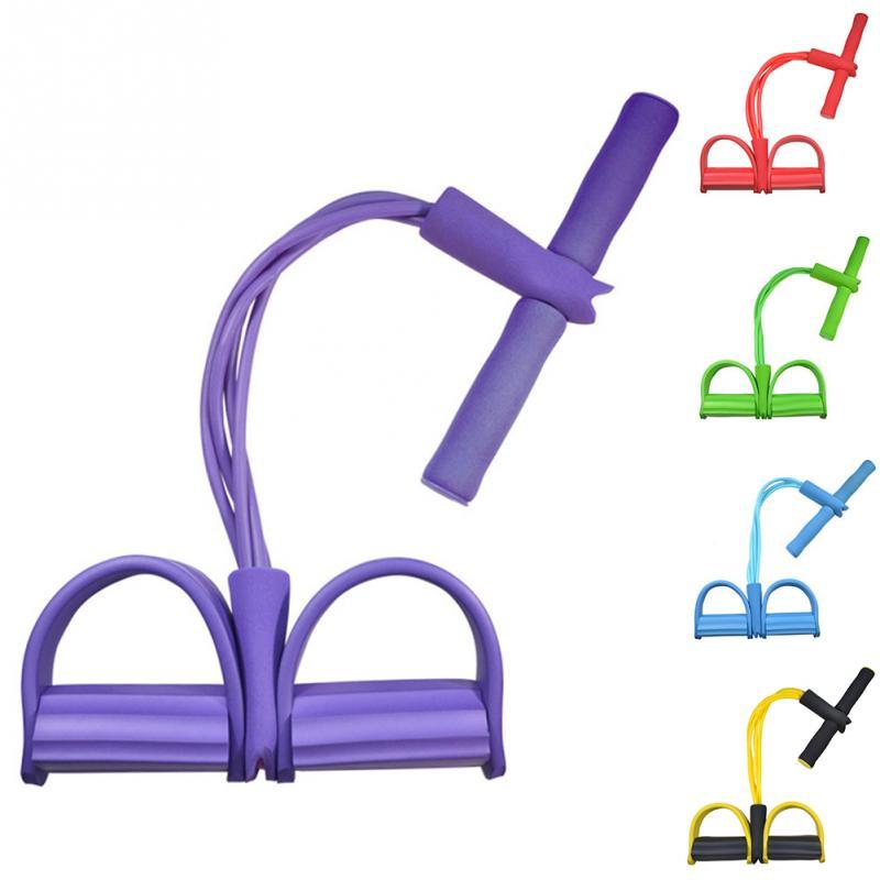 Natural Latex Foot Pedal Resistance Rope – Fitness Expander