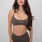 My Time Is Divine Brown Cross-Back Butter Soft Bra
