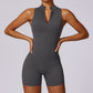 Women’s Backless Zipper Fitness Yoga Jumpsuit