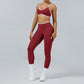 Seamless Back-Support Quick-Dry Yoga & Fitness Set