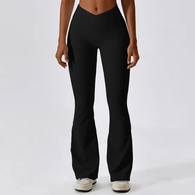 Women’s Flared Gym Workout Fitness Pants