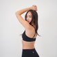 My Time Is Divine Black Cross-Back Butter Soft Bra