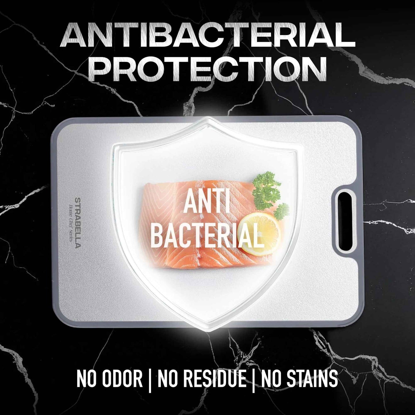 Titanium Antibacterial Cutting Board – Holiday Gift Set