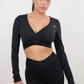 I Am Present Black Elegant Top