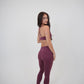 My Time Is Divine Plum Sculpt V-Waist Legging