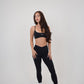 My Time Is Divine Black Cross-Back Butter Soft Bra