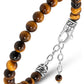 Tigers Eye Beaded Bracelet - Chain Fit