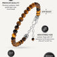 Tigers Eye Beaded Bracelet - Chain Fit