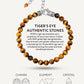 Tigers Eye Beaded Bracelet - Chain Fit
