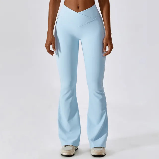 Women’s Flared Gym Workout Fitness Pants