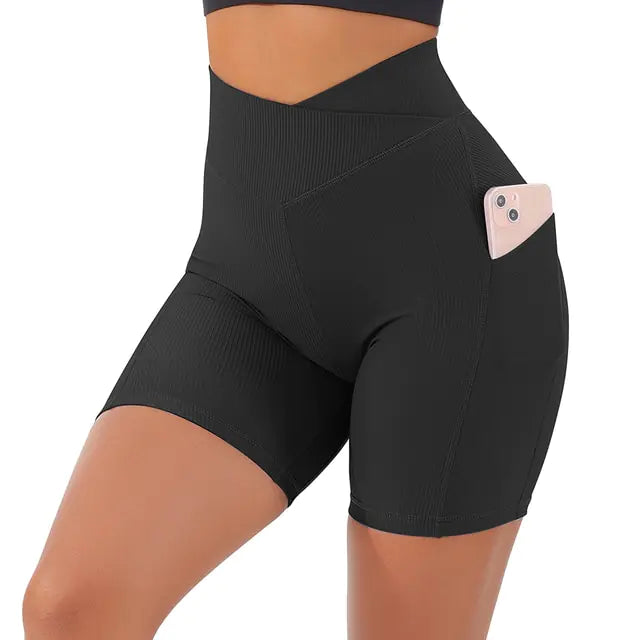 Women’s High-Waist Seamless Sports & Yoga Shorts