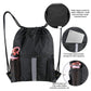 Basketball football drawstring backpack, drawstring backpack with shoe compartment, sports belt pocket sports equipment bag