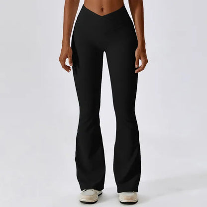 Women’s Flared Gym Workout Fitness Pants