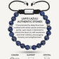 Men’s Blue Lapis Lazuli Beaded Bracelet Mykonos