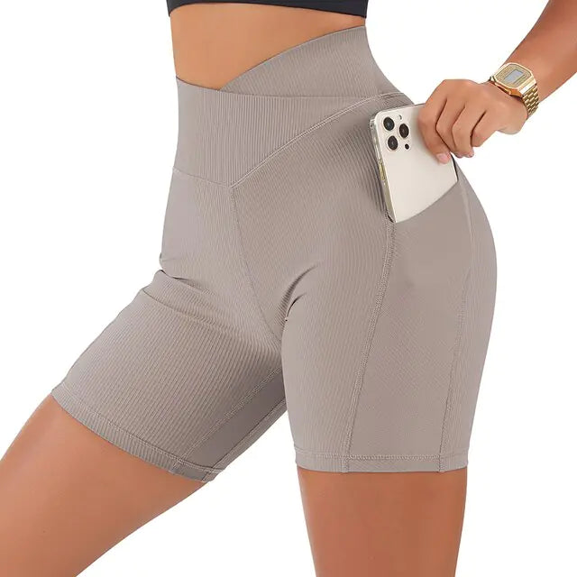 Women’s High-Waist Seamless Sports & Yoga Shorts