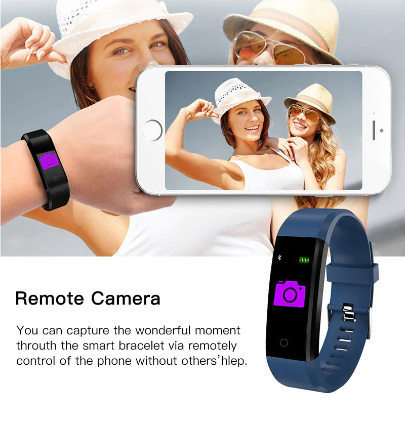 Fitness Smartwatch – Heart Rate & BP Activity Tracker
