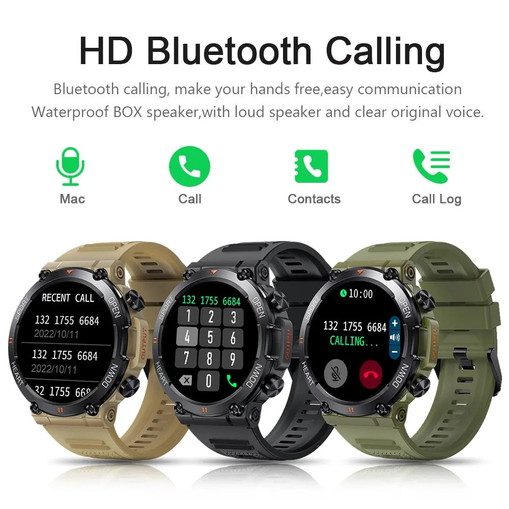 1.39" HD Bluetooth Call Smartwatch – MD56 Fitness Tracker