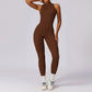 ZipFit Yoga Jumpsuit: Women's Activewear Set