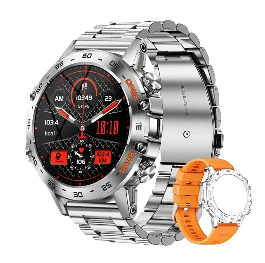 Steel 1.39" Bluetooth Call Smartwatch – K52