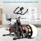 Indoor Exercise Bike with Flywheel & Adjustable Resistance