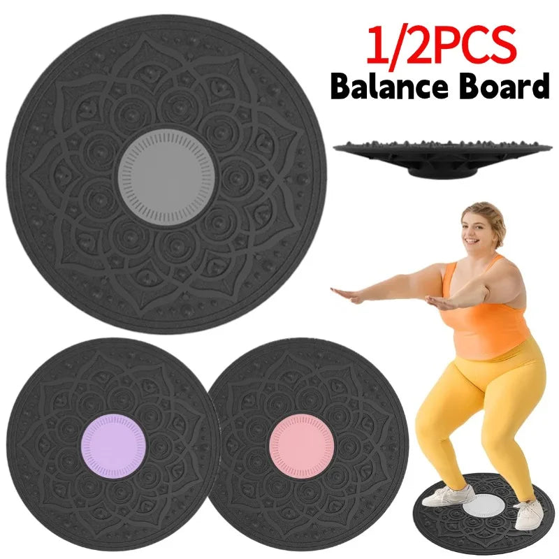 Yoga Balance Board – Non-Slip Fitness & Rehab Board