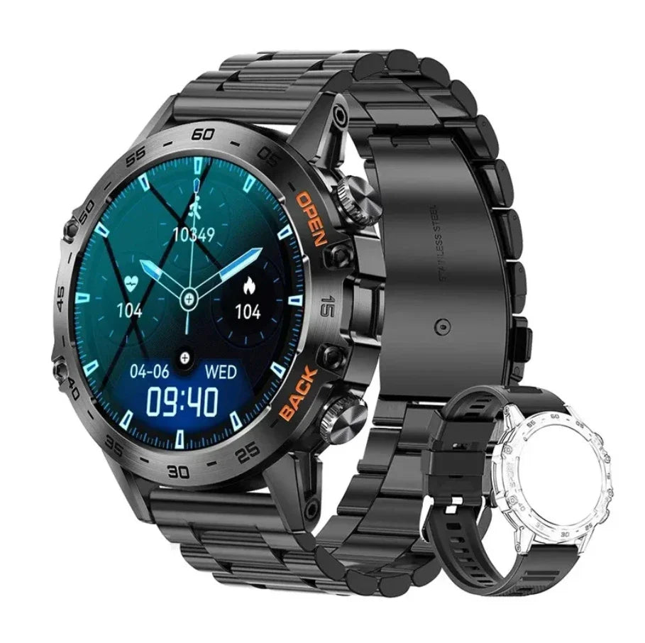 Steel 1.39" Bluetooth Call Smartwatch – K52